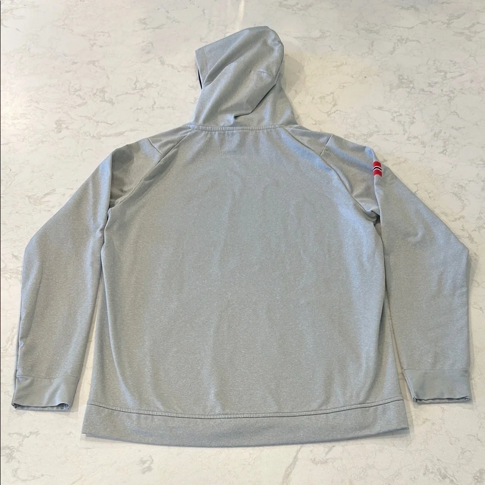 UNRL Crossover Hoodie Gray Nordic Inc Hoodie with Flag Patch Men’s Medium - Picture 11 of 12